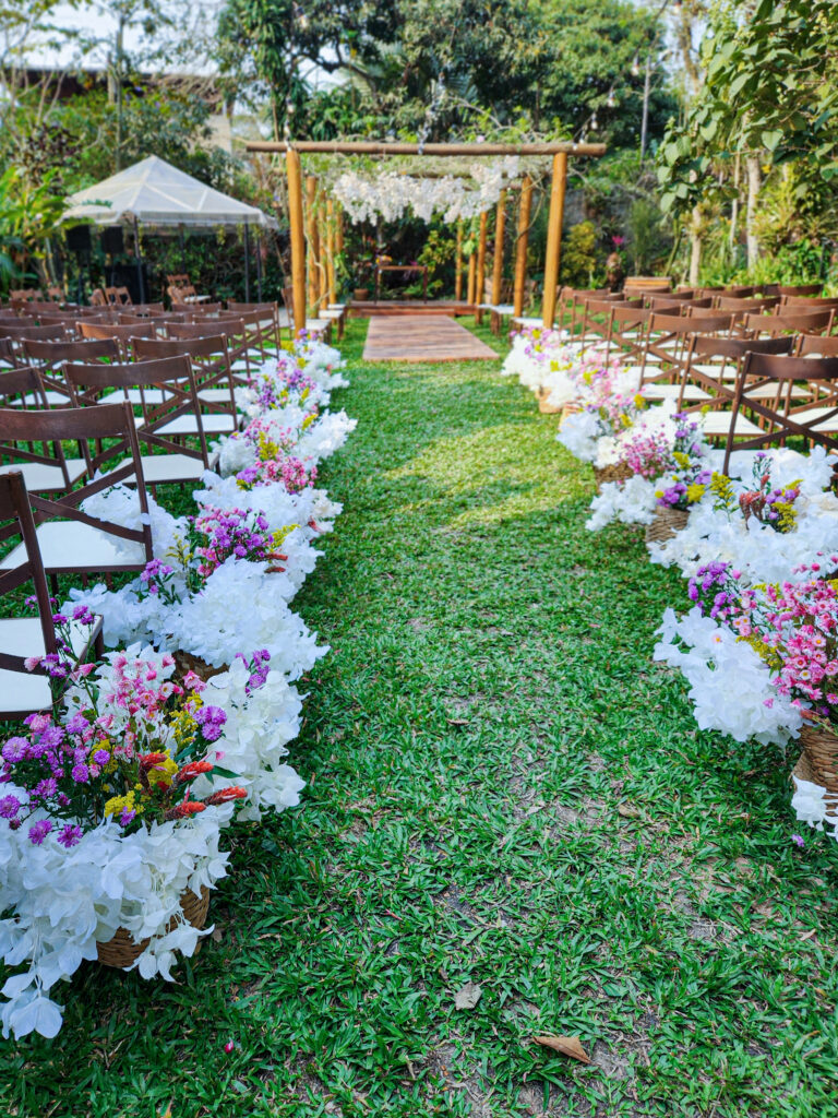 Decoração de Casamento Tropical Chic